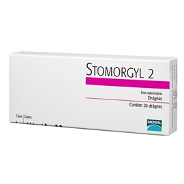 Antibiótico Merial Stomorgyl 2 para Cachorro e Gatos - 20 Comprimidos