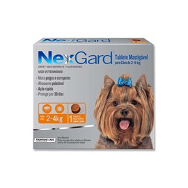 Antipulgas e Carrapatos Merial Nexgard 11,3 mg para Cachorro de 2 a 4 Kg