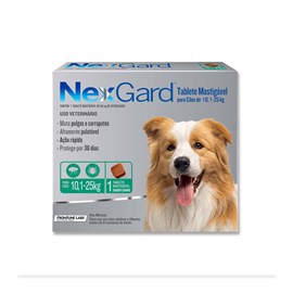 Antipulgas e Carrapatos Merial Nexgard 68 mg para Cachorro de 10,1 a 25 Kg