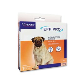 Antipulgas e Carrapatos Virbac Effipro para Cães de 2 até 10 Kg