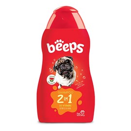 Beeps Shampoo 2 em 1 Pelos Curtos 500ml