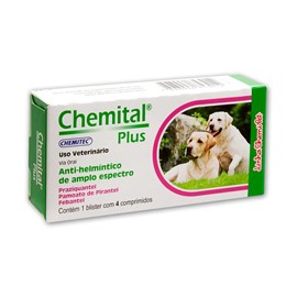 Chemital Plus para Cachorros 4 Comprimidos Chemitc
