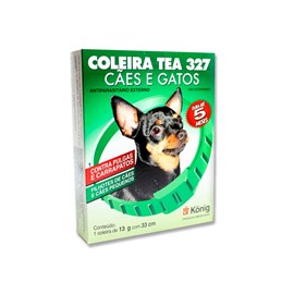 Coleira Tea 327 Cachorro  13gr 33 cm - König