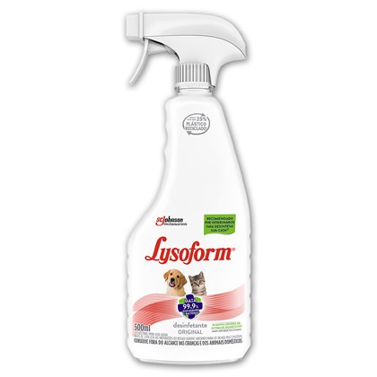Desinfetante Lysoform Spray 500ml - BledPet