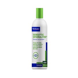 Shampoo Virbac Sebolytic Spherulites para Seborreia - 250 mL