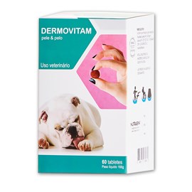 Suplemento para Cachorro Dermovitam 60 Tabletes